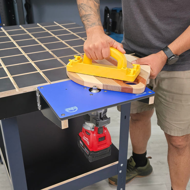 BenchMount™ Trim Router Table — Phenolic & Aluminum Build
