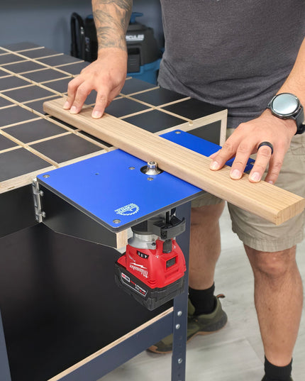 BenchMount™ Trim Router Table — Phenolic & Aluminum Build