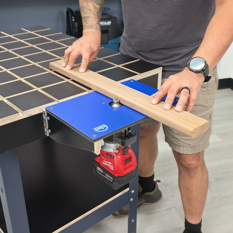 BenchMount™ Trim Router Table — Phenolic & Aluminum Build