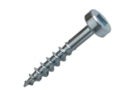 1'' Coarse Thread #7 Zinc Pocket Hole Screws - 200 Screws