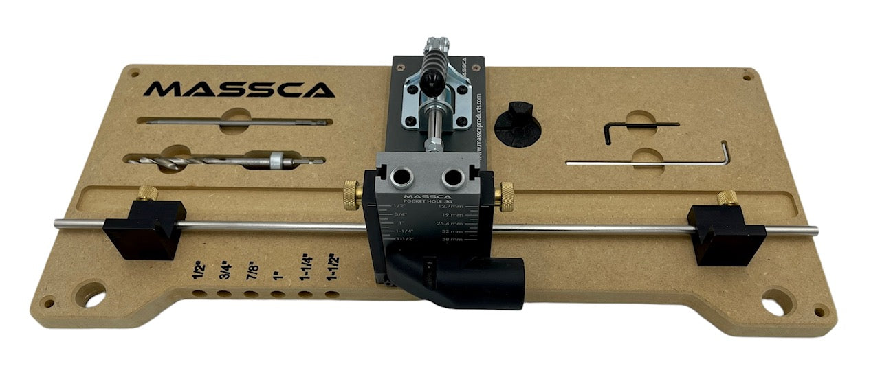 Massca Pocket Hole Jig Mounting System