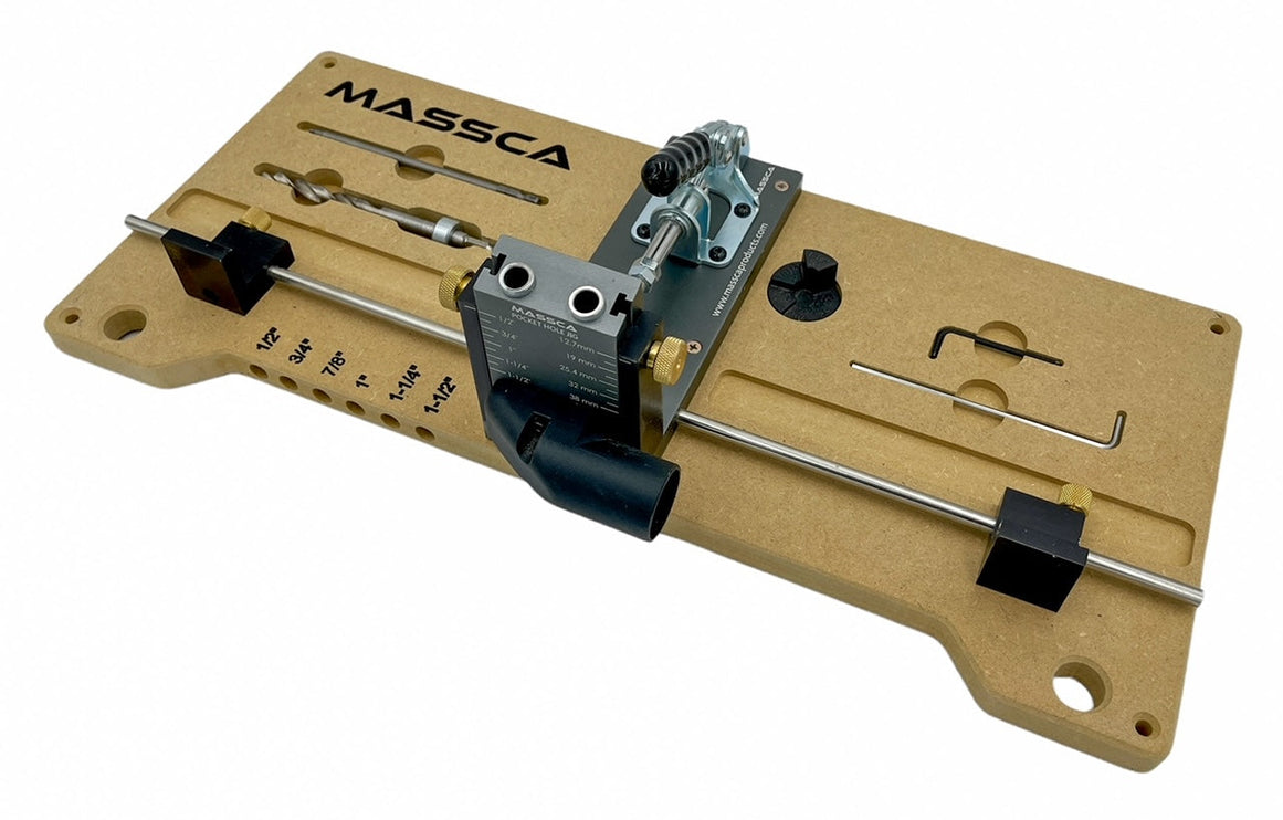 Massca Pocket Hole Jig Mounting System