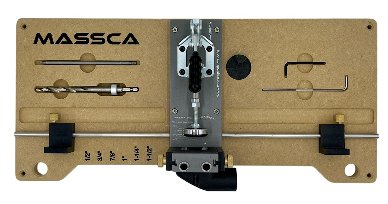 Massca Pocket Hole Jig Mounting System