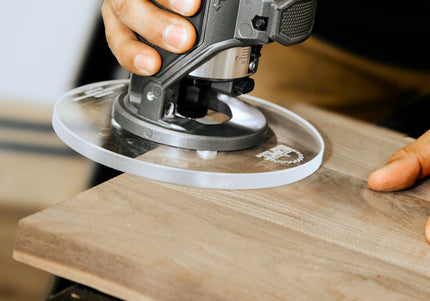 6 inch ROUND Blank Router Base Plate