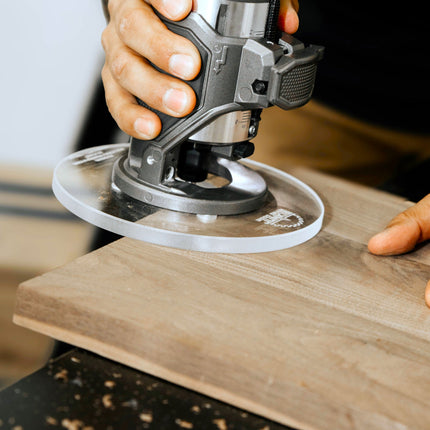 6 inch ROUND Blank Router Base Plate