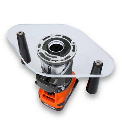 DUAL GRIP Router Base Plate for Ridgid and Ryobi