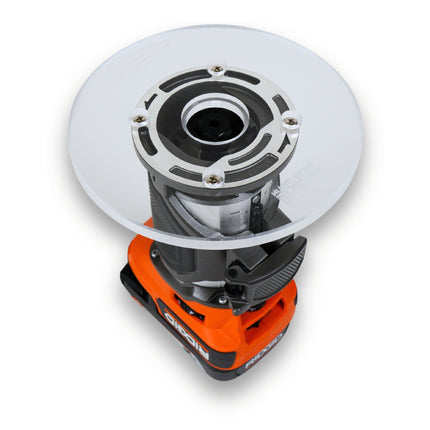 6 inch ROUND Router Base Plate for Ridgid and Ryobi