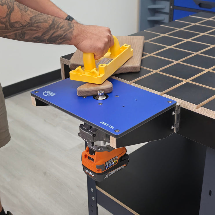 BenchMount™ Trim Router Table — Phenolic & Aluminum Build