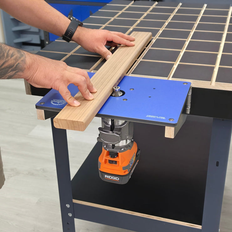 BenchMount™ Trim Router Table — Phenolic & Aluminum Build