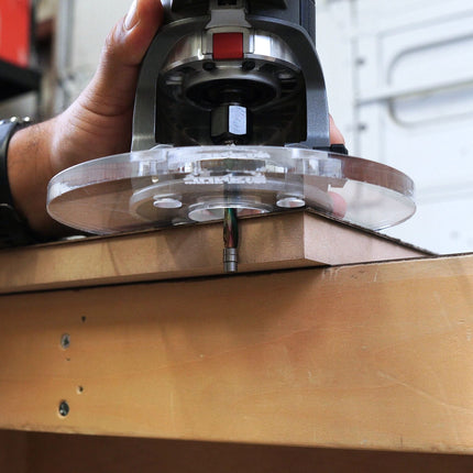 6 inch ROUND Router Base Plate for Milwaukee M18 FUEL 2723-20