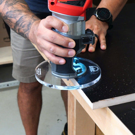 6 inch ROUND Router Base Plate for Milwaukee M18 FUEL 2723-20