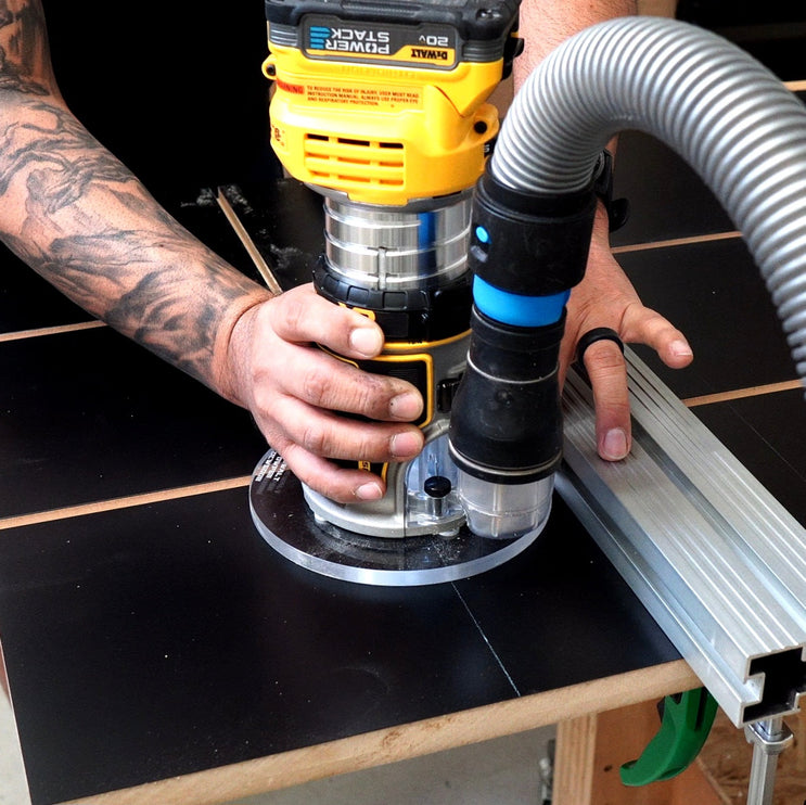 6 inch ROUND Router Base Plate for DeWalt DWP611 and DCW600B