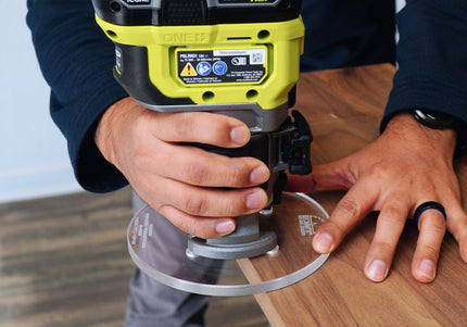 6 inch ROUND Router Base Plate for Ridgid and Ryobi