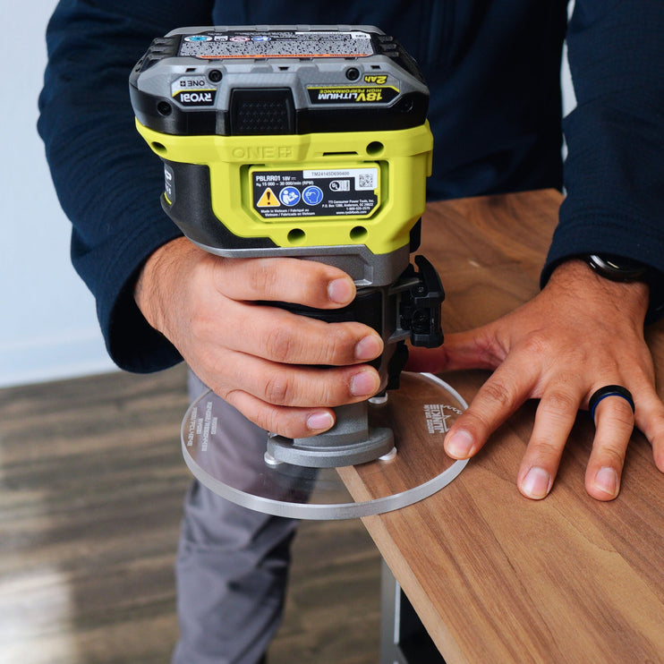 6 inch ROUND Router Base Plate for Ridgid and Ryobi