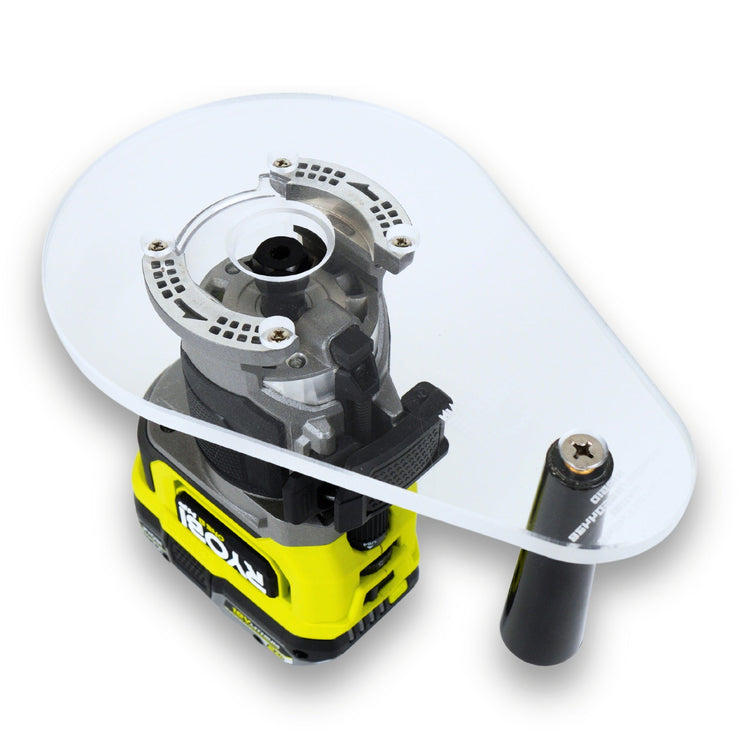 SINGLE GRIP Router Base Plate for Ridgid and Ryobi