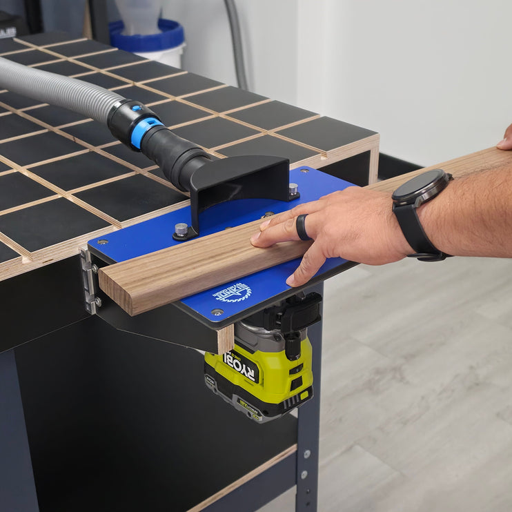 BenchMount™ Trim Router Table — Phenolic & Aluminum Build
