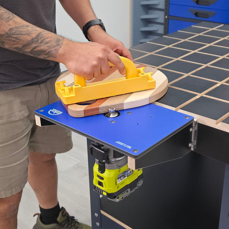 BenchMount™ Trim Router Table — Phenolic & Aluminum Build
