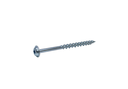 2-1/2'' Coarse Thread #8 Zinc Pocket Hole Screws - 100 Screws