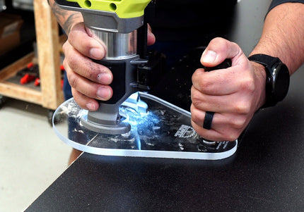 SINGLE GRIP Router Base Plate for Ridgid and Ryobi