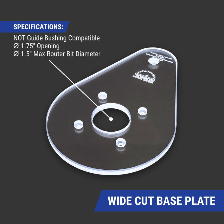 SINGLE GRIP Router Base Plate for Makita RT0701C and XTR01Z