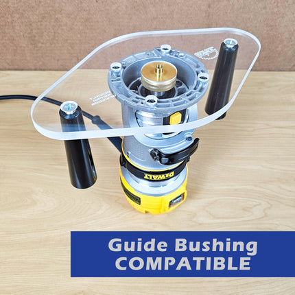 DUAL GRIP Router Base Plate for DeWalt DWP611 and DCW600B