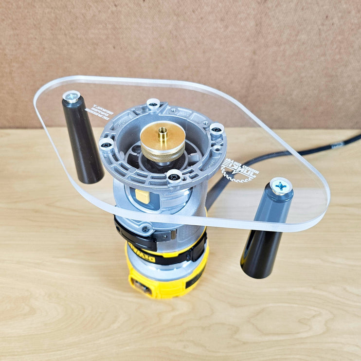 DUAL GRIP Router Base Plate for DeWalt DWP611 and DCW600B