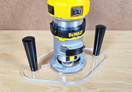 DUAL GRIP Router Base Plate for DeWalt DWP611 and DCW600B