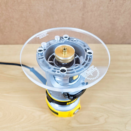 6 inch ROUND Router Base Plate for DeWalt DWP611 and DCW600B