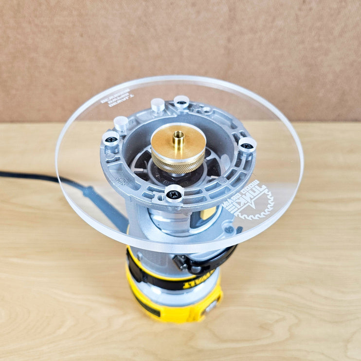 6 inch ROUND Router Base Plate for DeWalt DWP611 and DCW600B