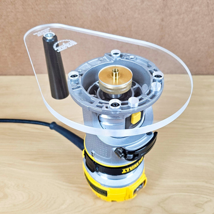 SINGLE GRIP Router Base Plate for DeWalt DWP611 and DCW600B