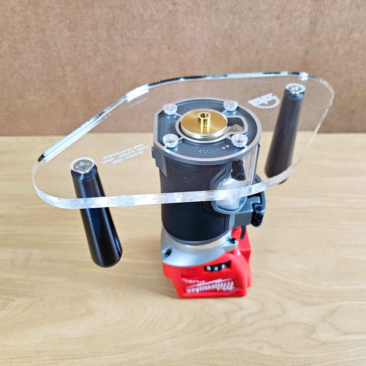 DUAL GRIP Router Base Plate for Milwaukee M18 FUEL 2723-20