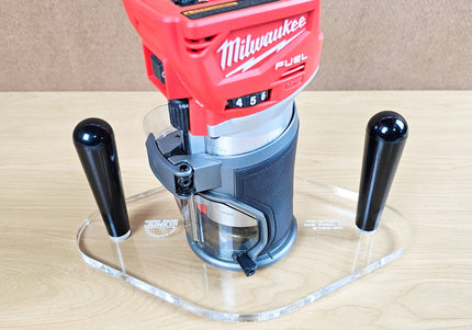 DUAL GRIP Router Base Plate for Milwaukee M18 FUEL 2723-20