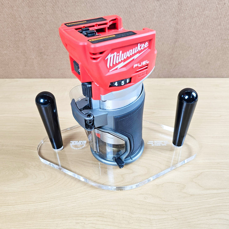 DUAL GRIP Router Base Plate for Milwaukee M18 FUEL 2723-20