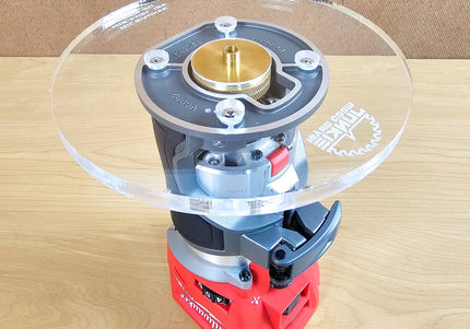 6 inch ROUND Router Base Plate for Milwaukee M18 FUEL 2723-20