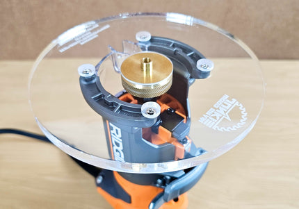 6 inch ROUND Router Base Plate for Ridgid and Ryobi