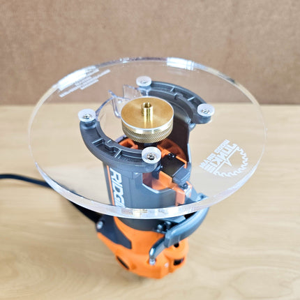 6 inch ROUND Router Base Plate for Ridgid and Ryobi