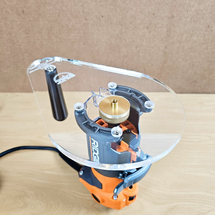 SINGLE GRIP Router Base Plate for Ridgid and Ryobi