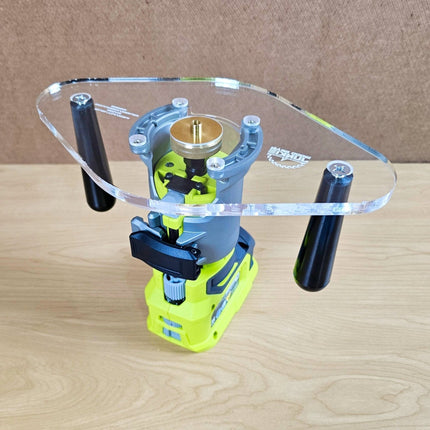 DUAL GRIP Router Base Plate for Ridgid and Ryobi