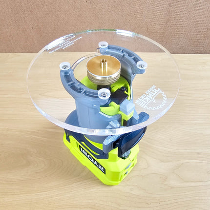 6 inch ROUND Router Base Plate for Ridgid and Ryobi